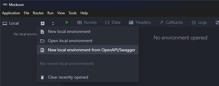 import vcf automation swagger openapi specification in mockoon