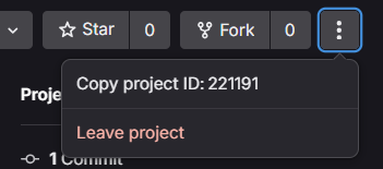 gitlab determine project id