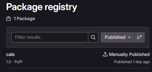 gitlab package registry
