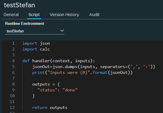 vcf automation orchestrator python action