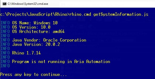 program uses javascript emulation on windows
