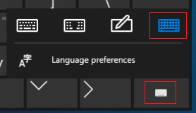 different keyboard layouts