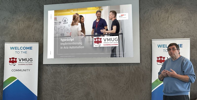 image of vmug presentation in kaiserslautern 2024/09